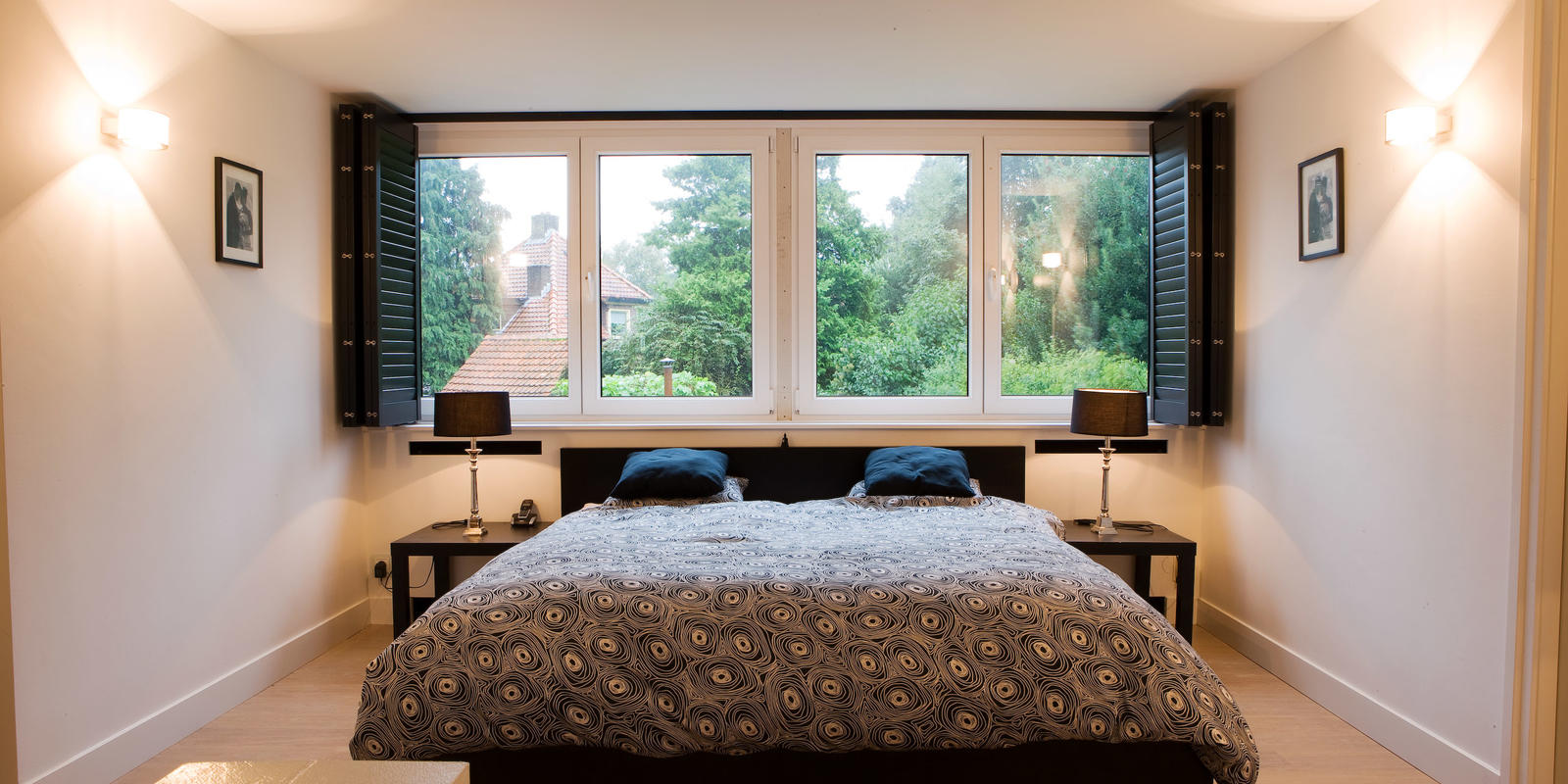 shutters in slaapkamer